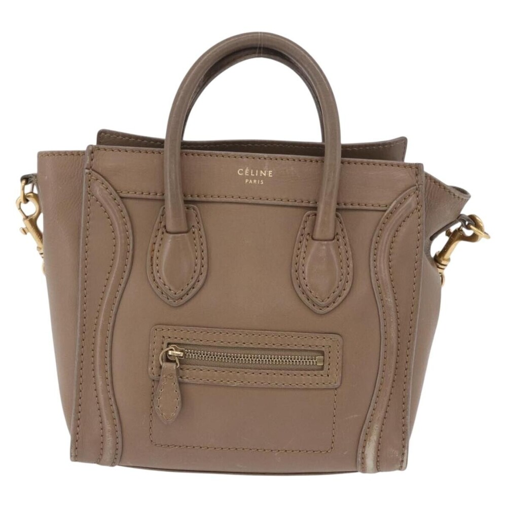Celine Shopper Luggage Leather
